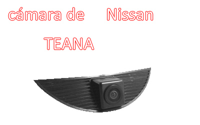 Impermeable de la visión nocturna de la cámara Vista frontal del coche especial para Nissan Teana, F-104